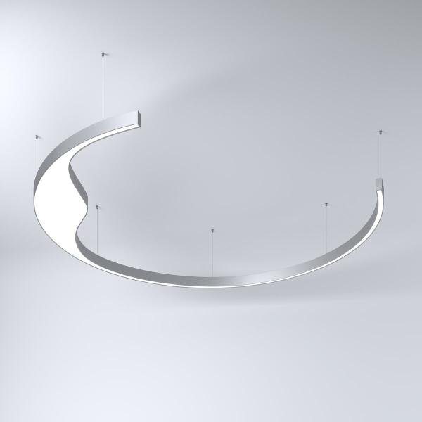 zentrales Lichtsystem für hohe Räume